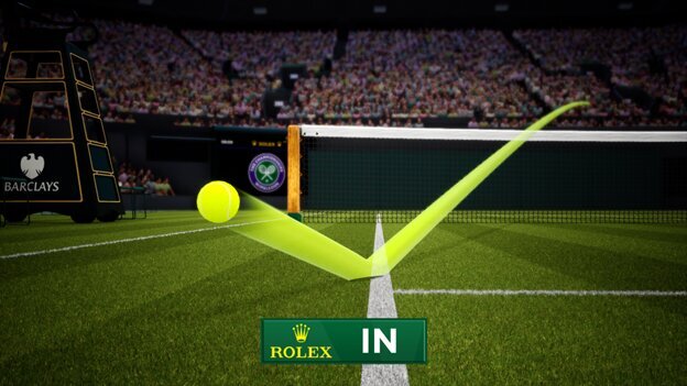 Hawk-Eye-System beim Wimbledon 2024