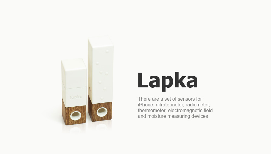 Design and development of Lapka sensors for iPhone