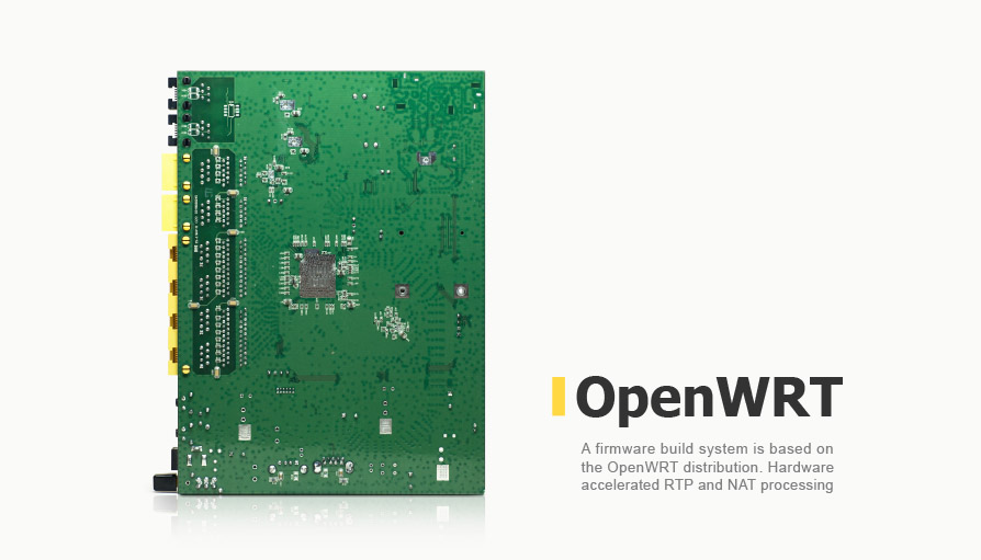 A firmware build system is based on the OpenWRT