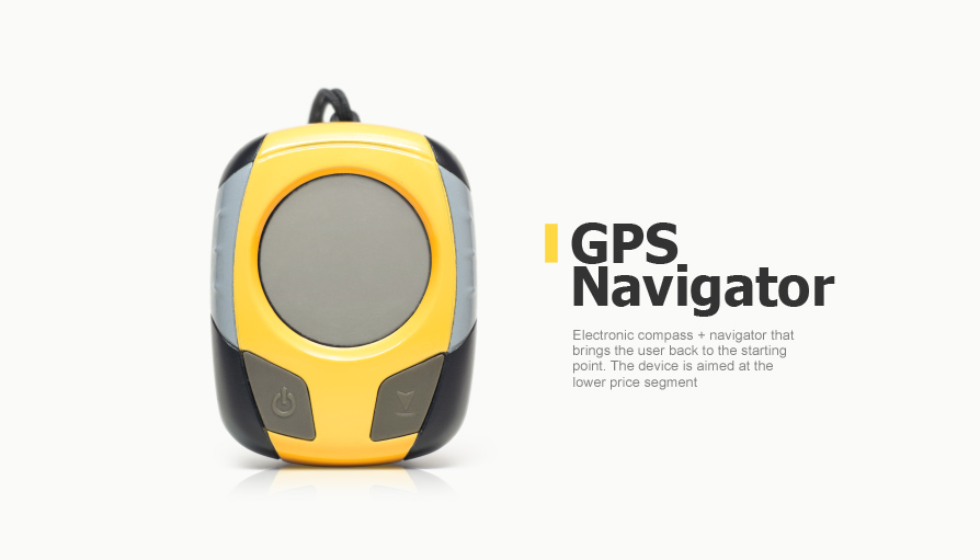 The development of personal compact GPS navigator with an electronic compass