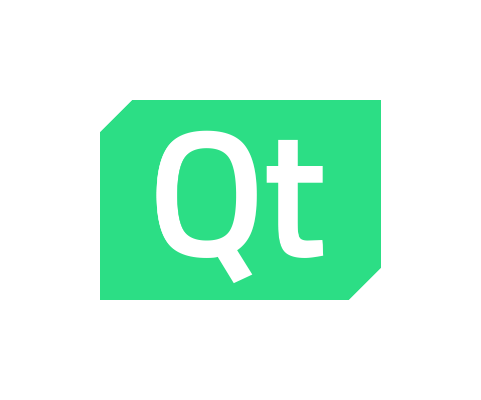 QT logo neon