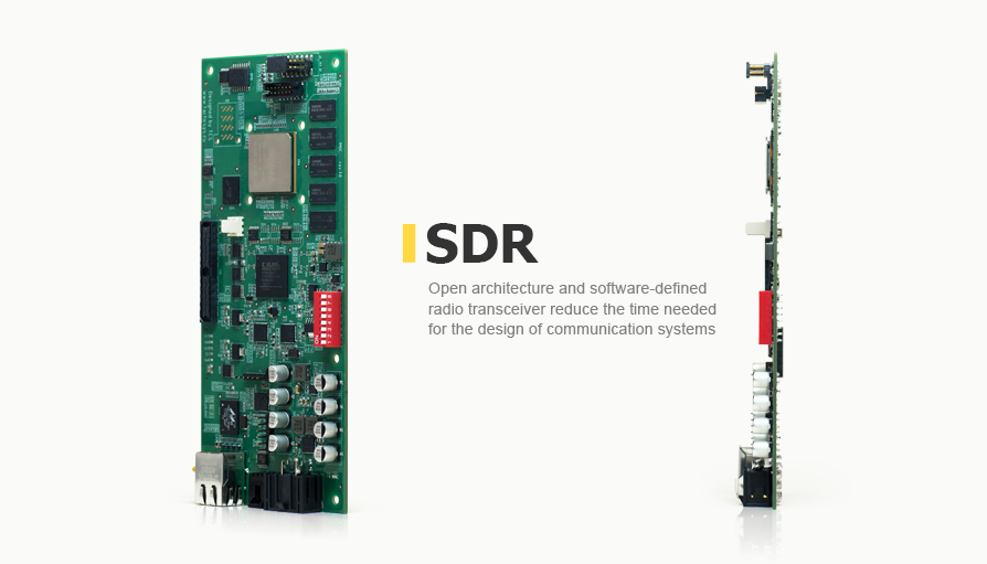 Open architecture and software-defined radio transceiver reduce the time needed for the design of communication systems